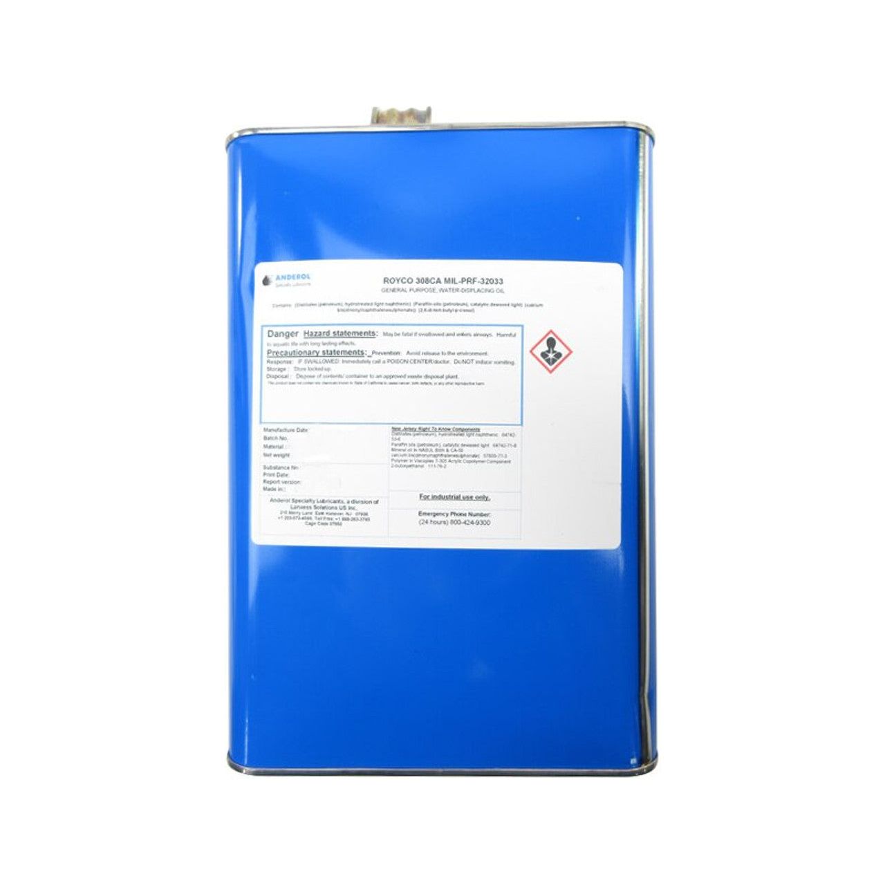 Royco 308CA General Purpose Lubricating Mineral Oil & Preservative - MILPRF32033 1 Gallon