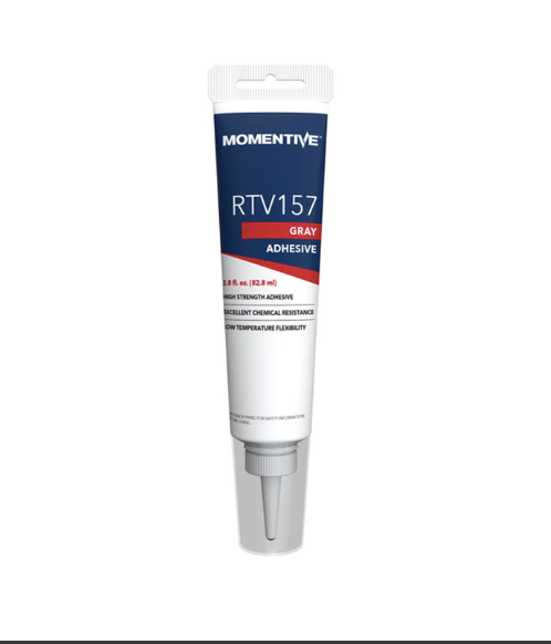 RTV157 Momentive Silicone Adhesive Sealant - Grey 2.8oz RTV157