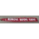 REMOVE BEFORE FLIGHT BANNER 24"  NAS1756-24 