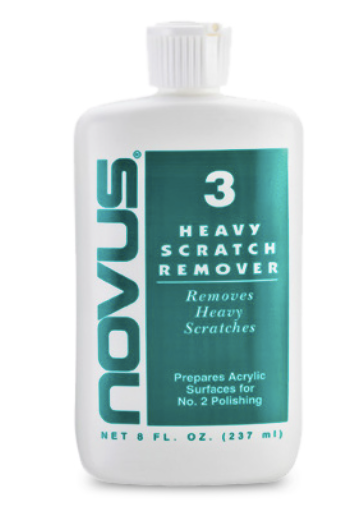 Novus 3 Plastic Polish Heavy Duty Scratch Remover 8oz