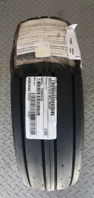 033-631-0 Aircraft Tyre, 18x5.5 10 Ply -Retread - Michelin Air - Suits King Air
