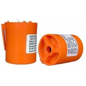 Oxidized Inconel Aerospace Safety Wire   Lockwire MS9226-03   0.025" Diameter